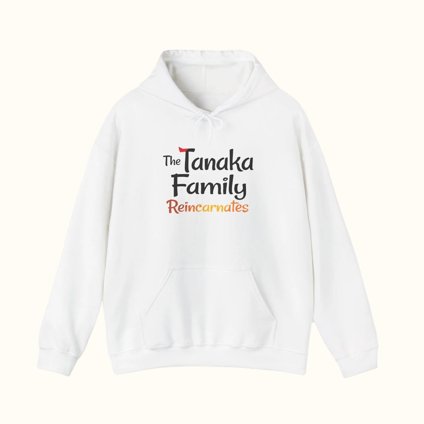 Tanaka Family Reincarnates Logo Hoodie White