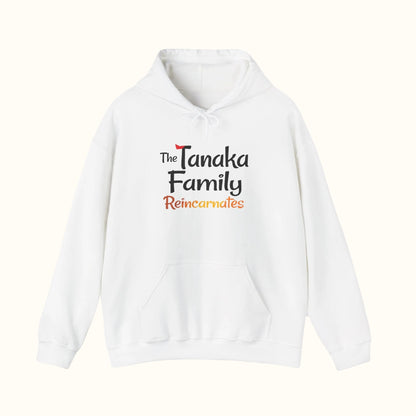Tanaka Family Reincarnates Logo Hoodie White