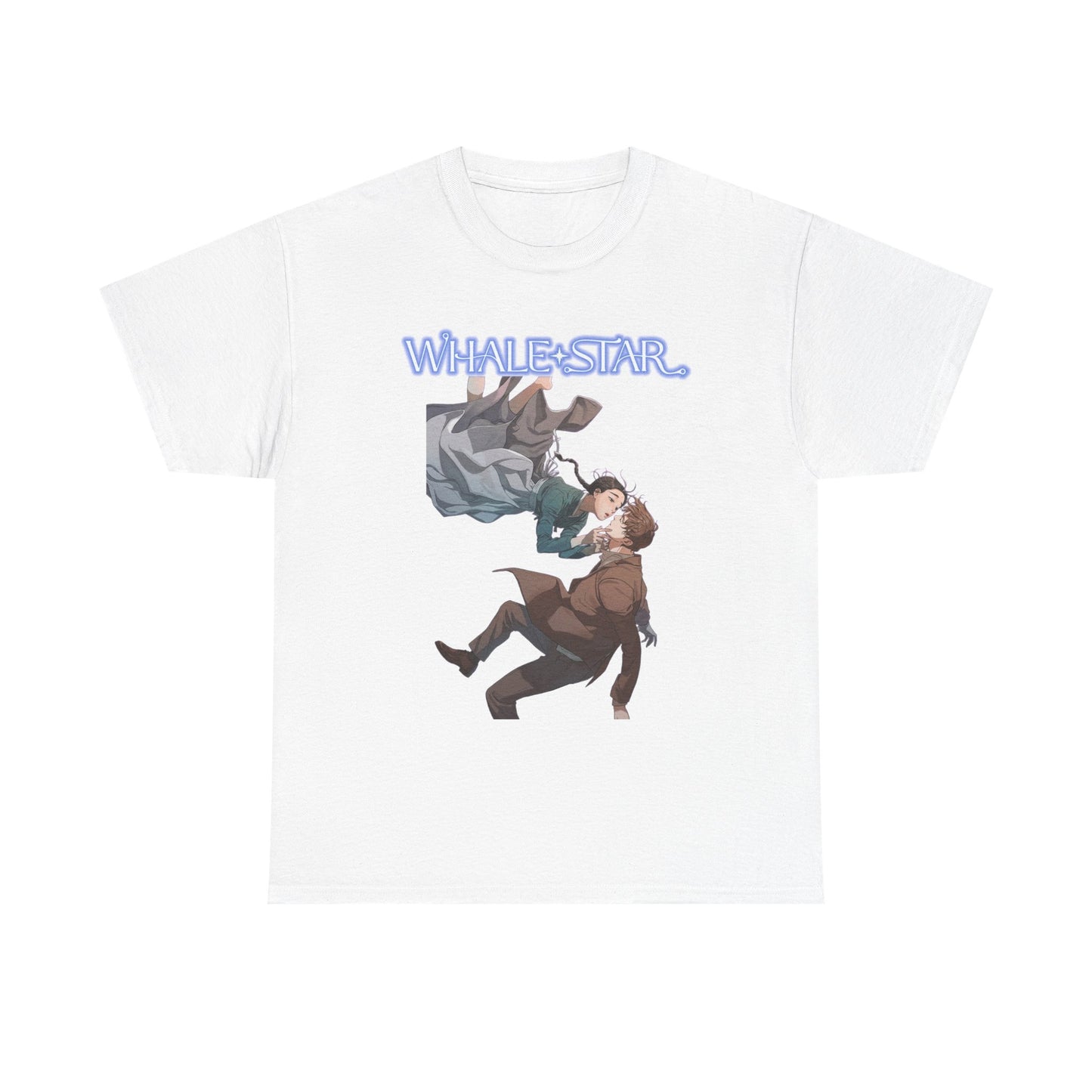 Whale Star Manga T-Shirt White