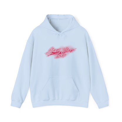 Serial Killer Isekai Hoodie Light Blue