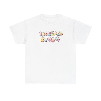 IDOL x IDOL STORY! Logo T-Shirt White