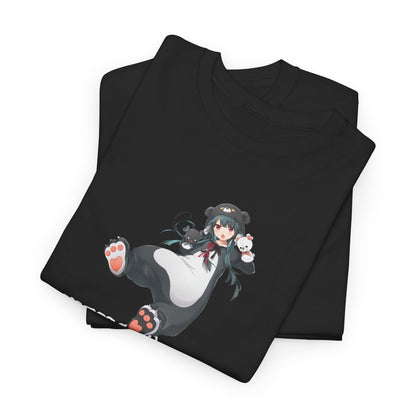Kuma Kuma Kuma Bear Black And White T-Shirt
