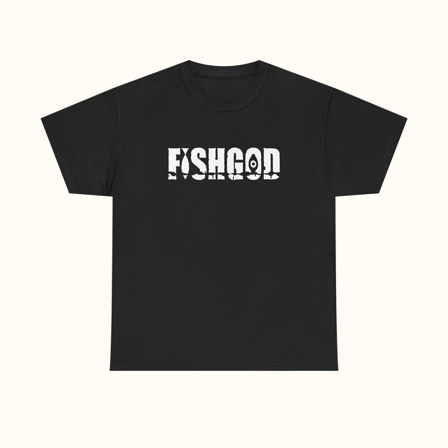 Fishgod Black Logo T-Shirt Black