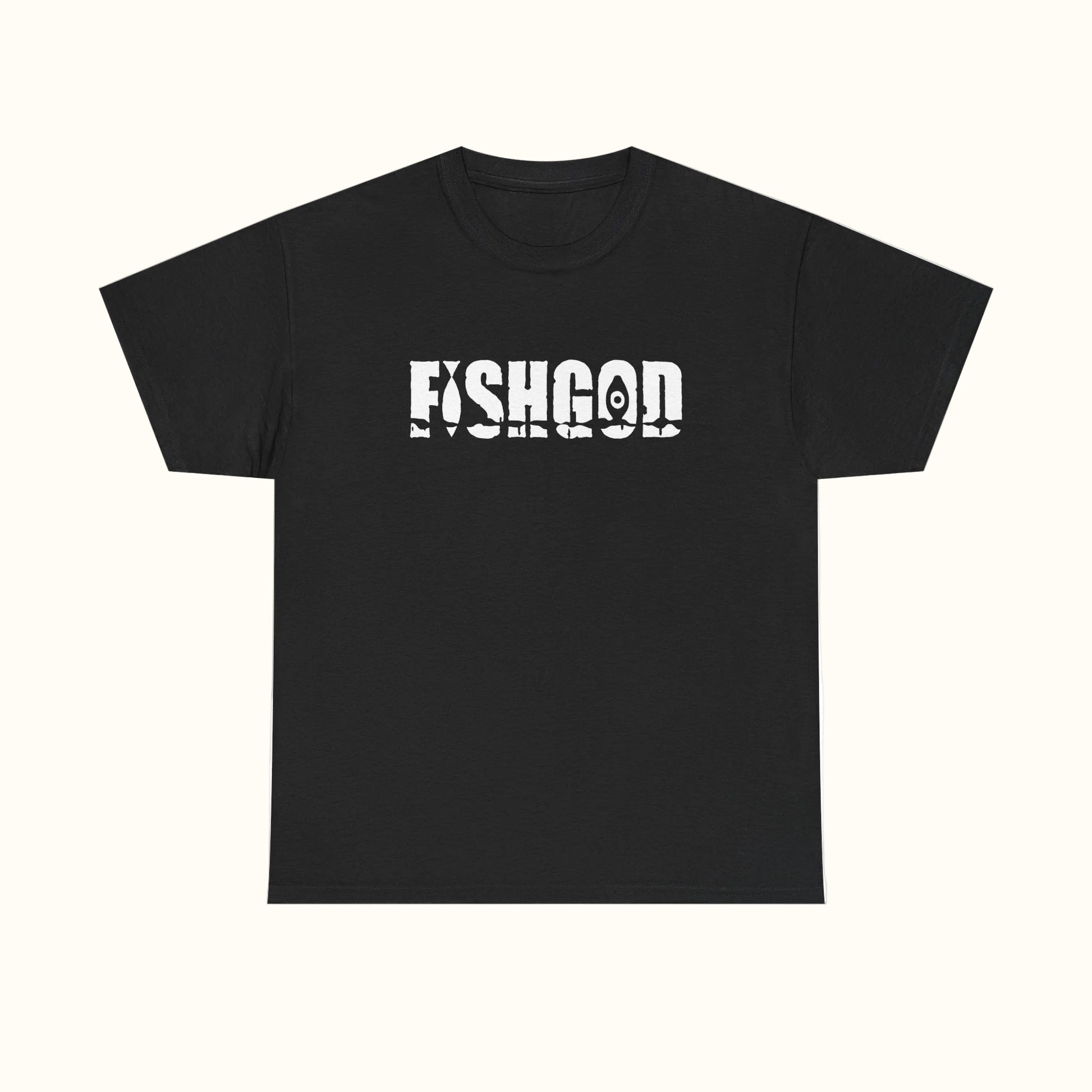 Fishgod Black Logo T-Shirt Black