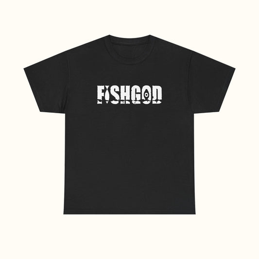 Fishgod Black Logo T-Shirt Black
