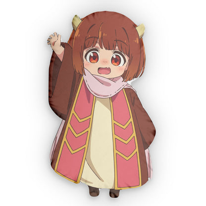 The Daughter of the Demon Lord Is Too Kind Doux Plush 40x40 cm White zipper