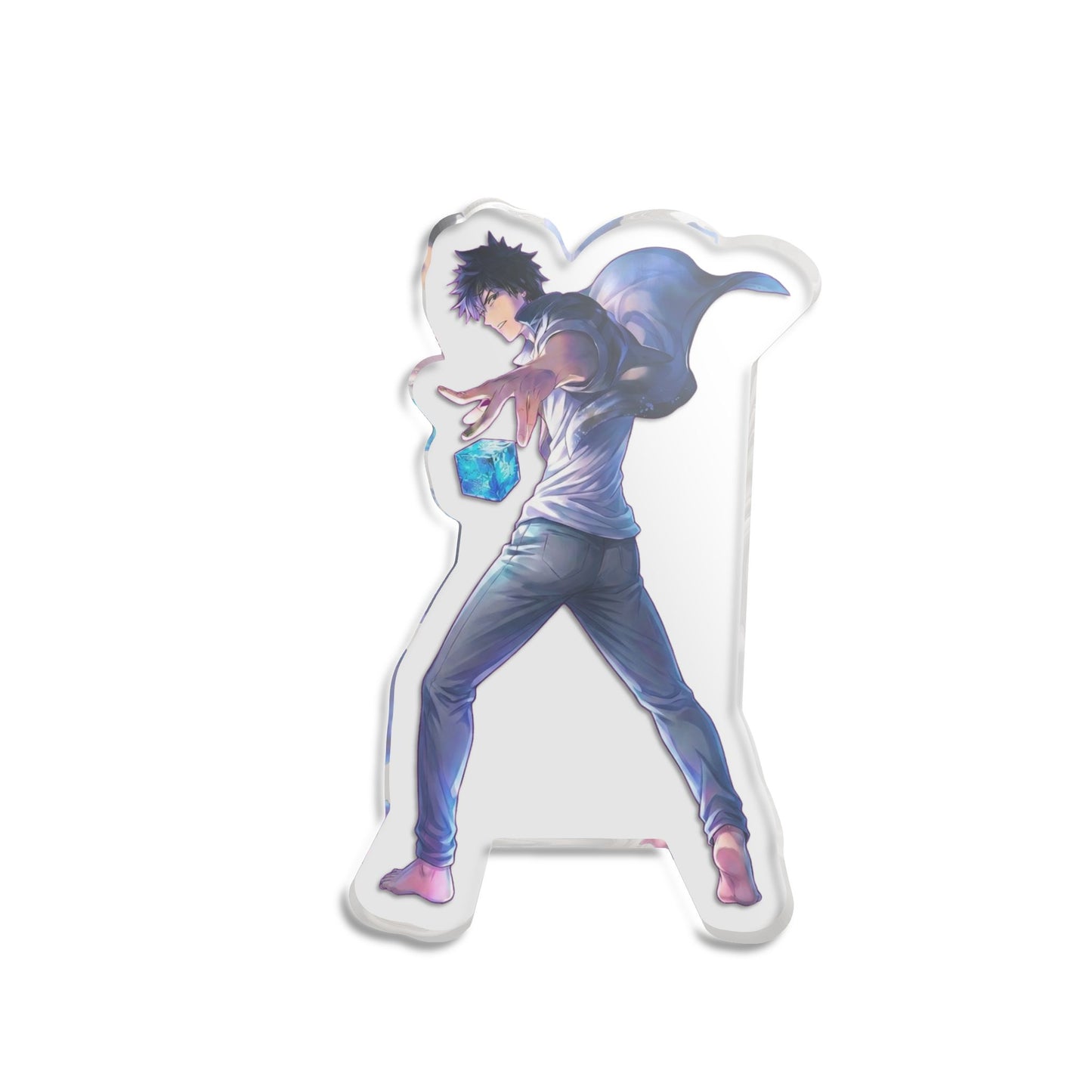 Super Cube - Wang with Horadric Cube Figure 5" x 5" Transparent