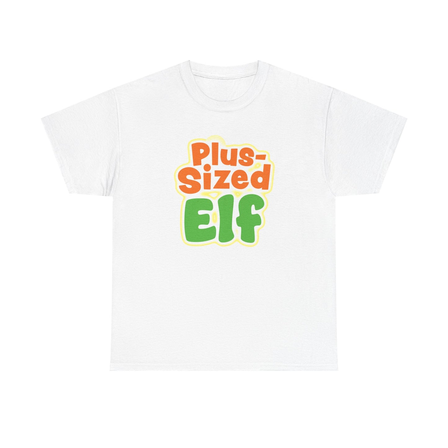 Plus Sized Elf Logo T-Shirt White