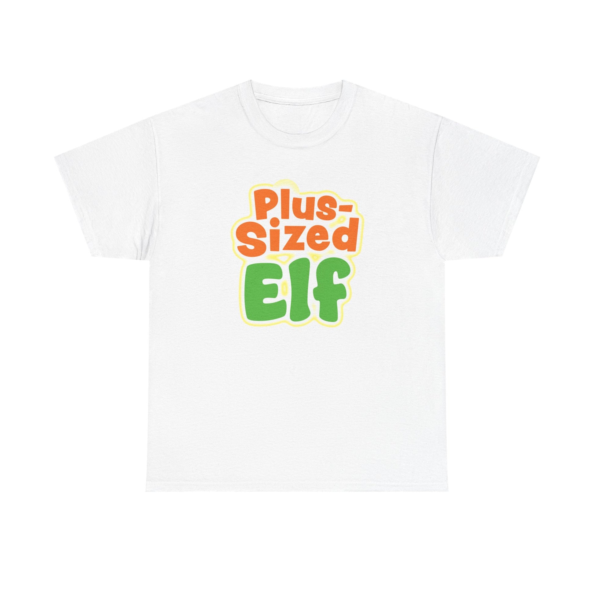 Plus Sized Elf Logo T-Shirt White