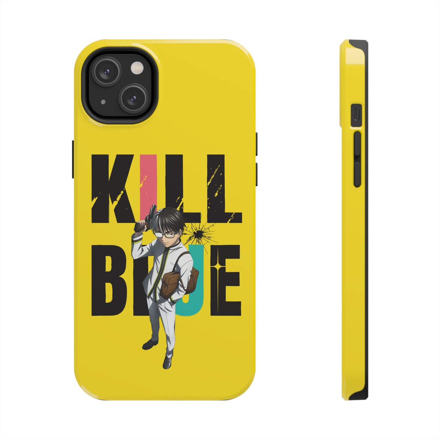 Kill Blue Manga Phone Case iPhone 14 Plus
