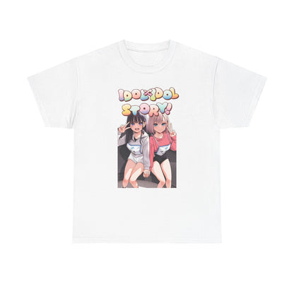 IDOL x IDOL STORY! Girl T-Shirt White