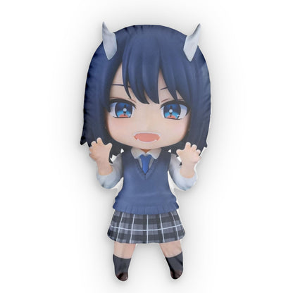 Ruri Dragon Plush Pillow S White zipper