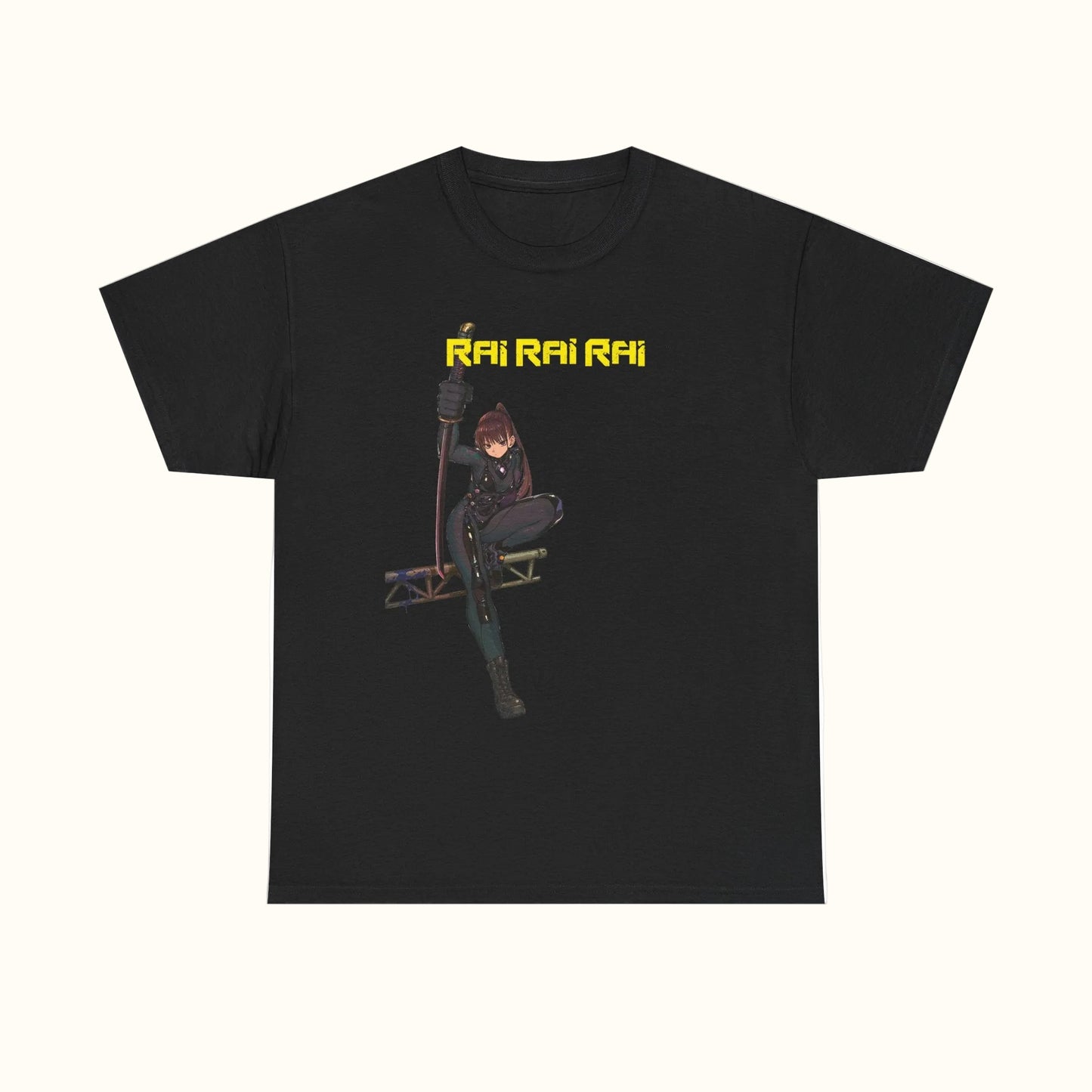 Rai Rai Rai Sumire Ichigaya Manga T-Shirt Black
