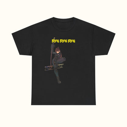 Rai Rai Rai Sumire Ichigaya Manga T-Shirt Black