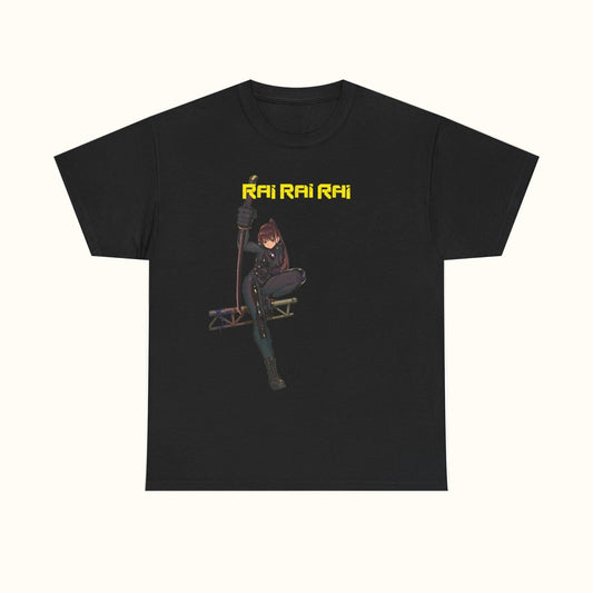 Rai Rai Rai Sumire Ichigaya Manga T-Shirt Black