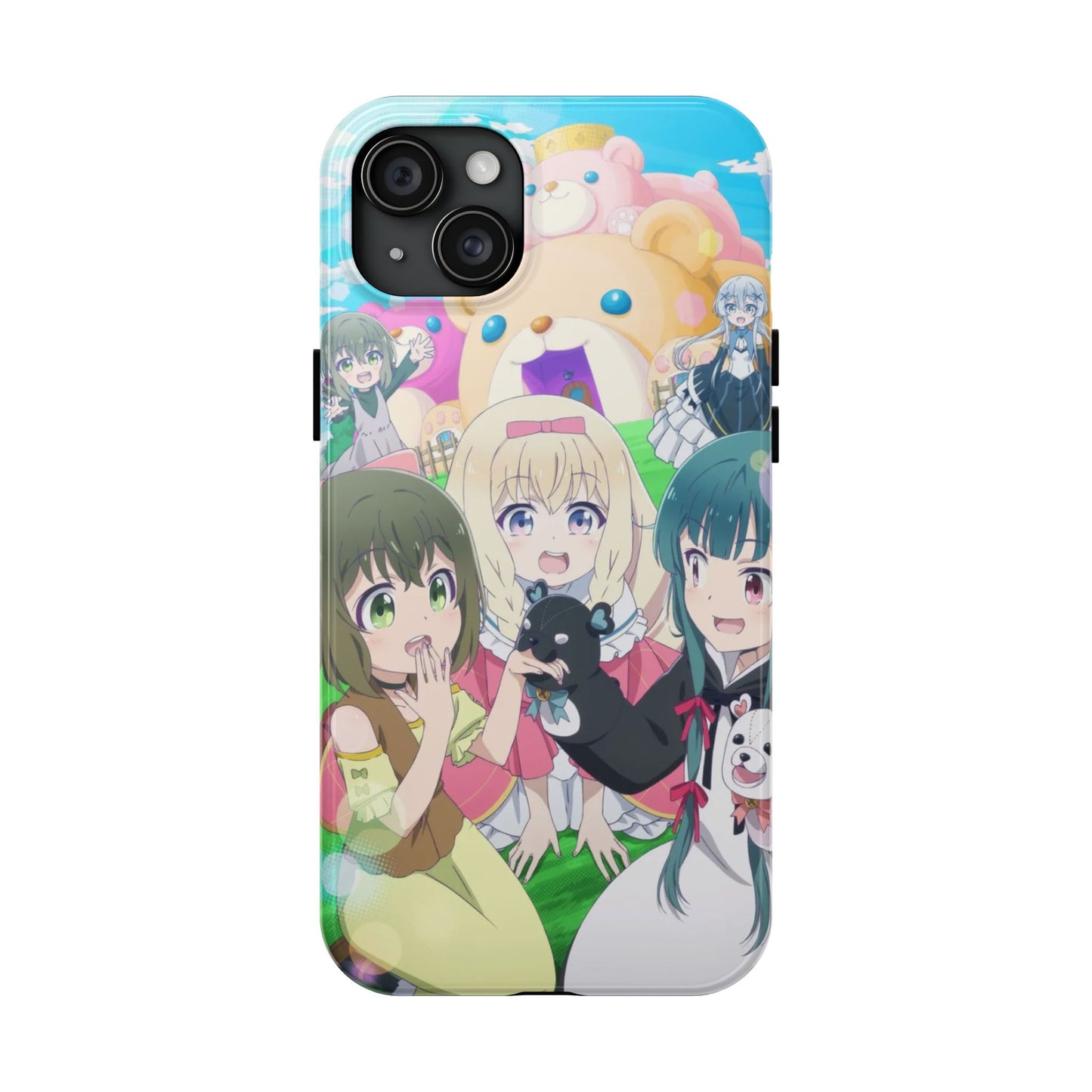 Kuma Kuma Kuma Bear Phone Case iPhone 15 Plus
