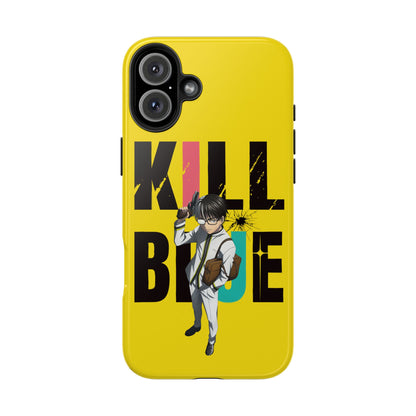 Kill Blue Manga Phone Case iPhone 16 Plus