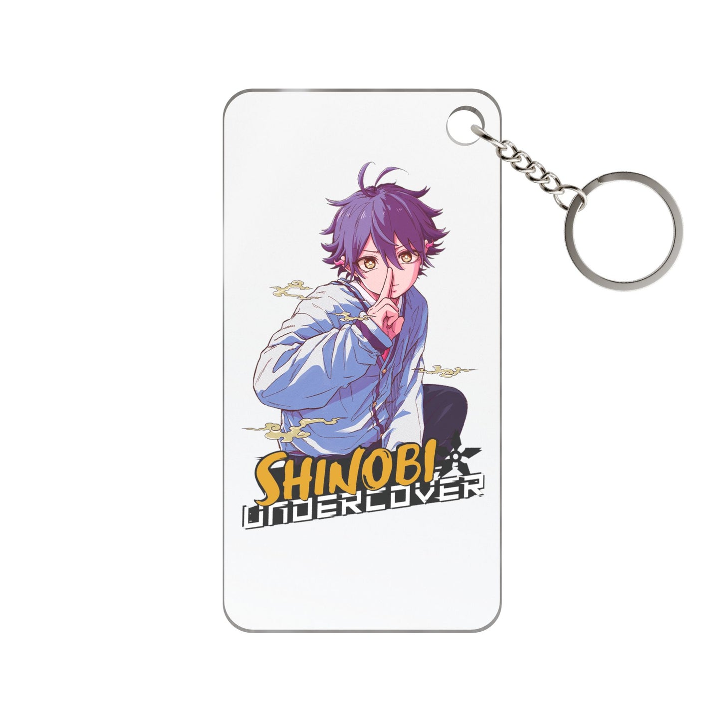 Shinobi Undercover Yodaka Keychain 1.18'' x 2.36'' Transparent