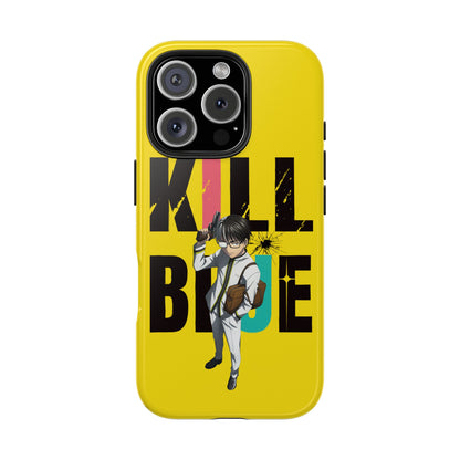 Kill Blue Manga Phone Case iPhone 16 Pro