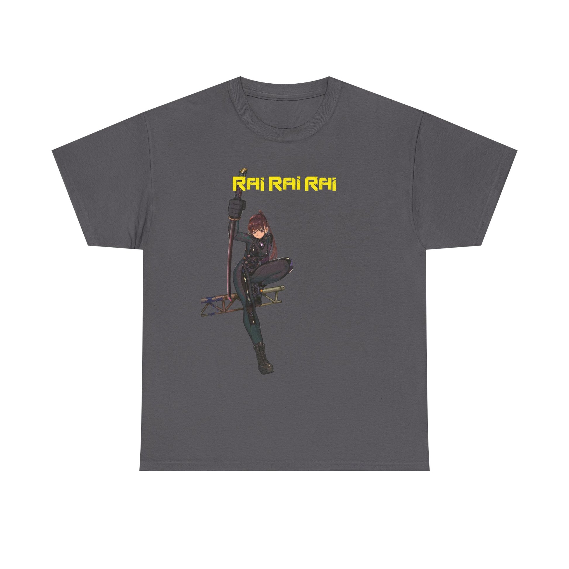 Rai Rai Rai Sumire Ichigaya Manga T-Shirt Charcoal