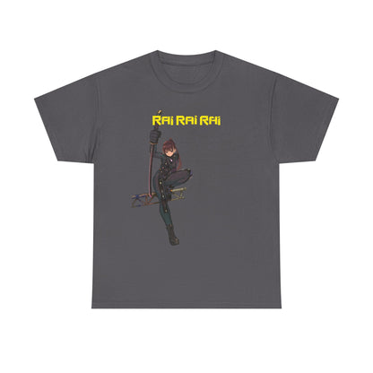Rai Rai Rai Sumire Ichigaya Manga T-Shirt Charcoal