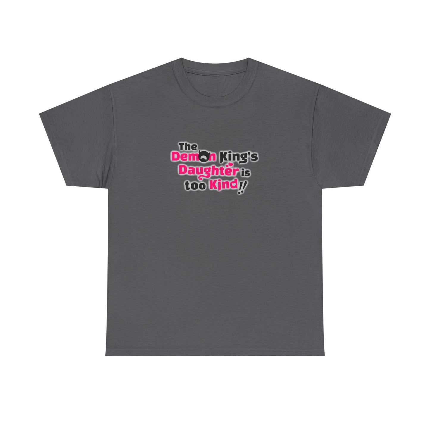 The Daughter of the Demon Lord Is Too Kind Graphic T-Shirt Charcoal