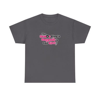 The Daughter of the Demon Lord Is Too Kind Graphic T-Shirt Charcoal