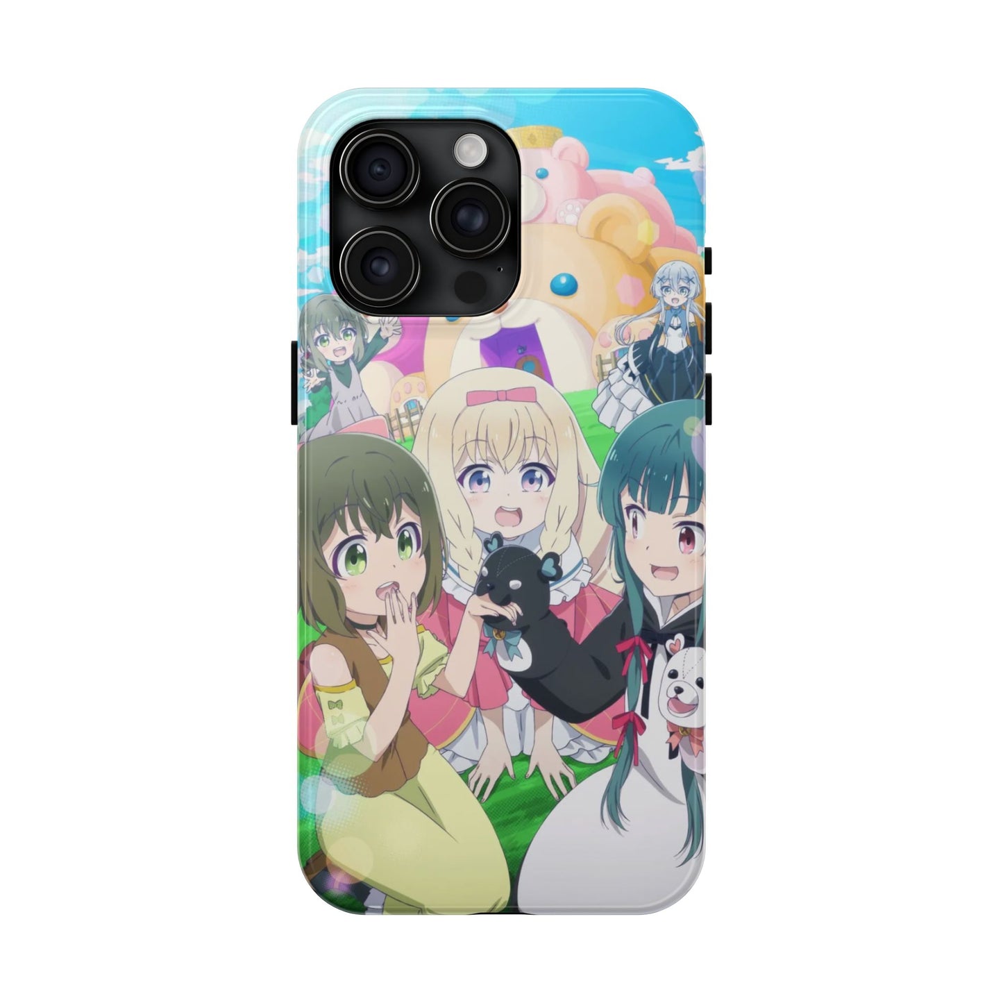Kuma Kuma Kuma Bear Phone Case iPhone 15 Pro Max