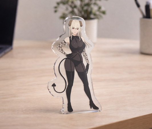 2.5 dimensional seduction- Mayuri Hanyu Figure 5" x 5" Transparent
