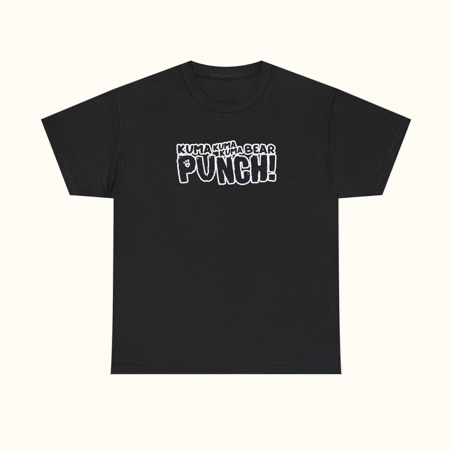 Kuma Kuma Kuma Bear Logo T-Shirt Black