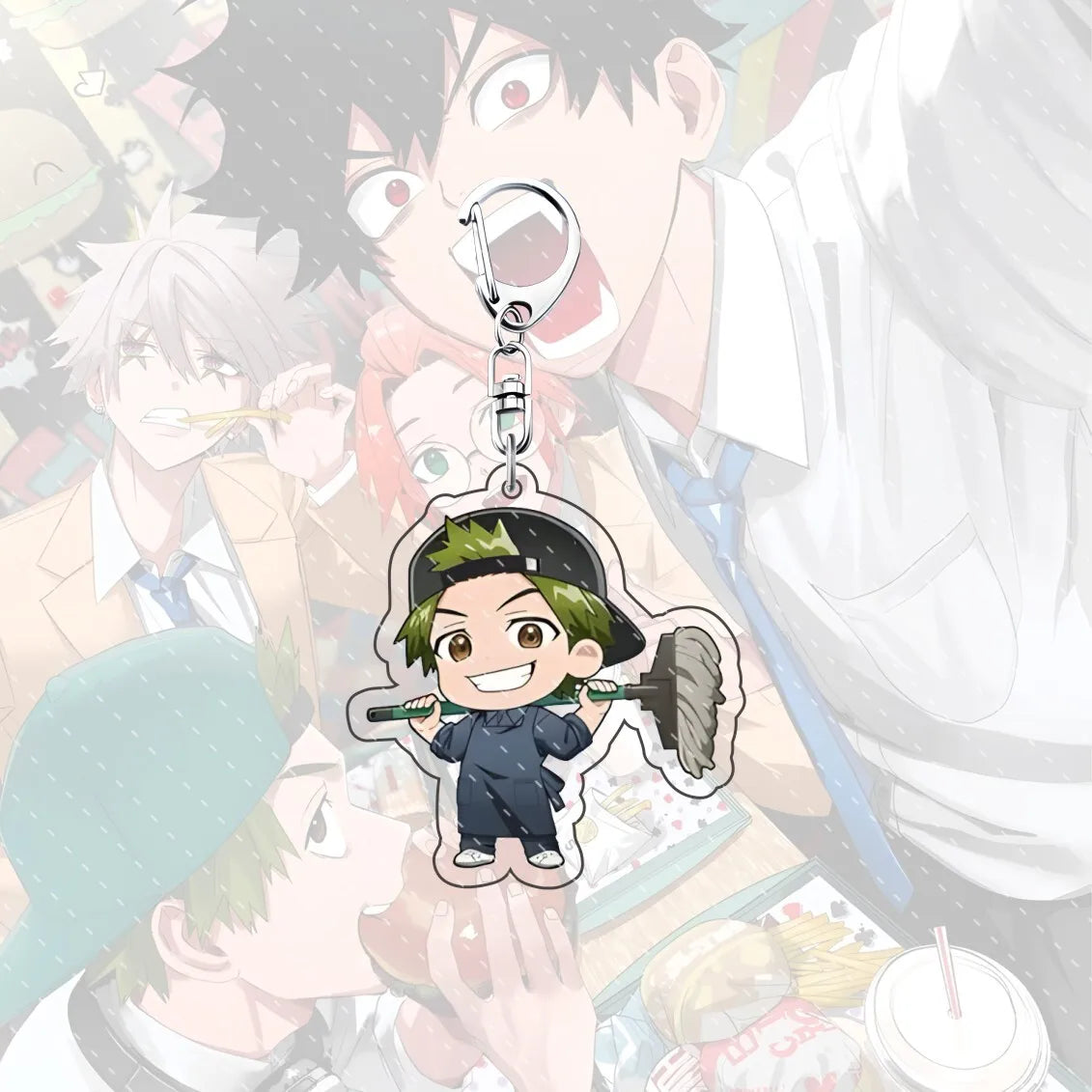 Tamon Broom- Phantom Buster Keychain 6 cm