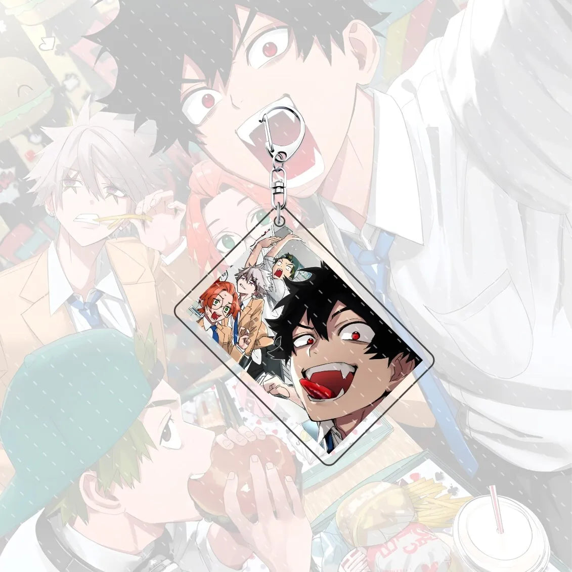 Phantom Buster Funny Group Keychain 6 cm