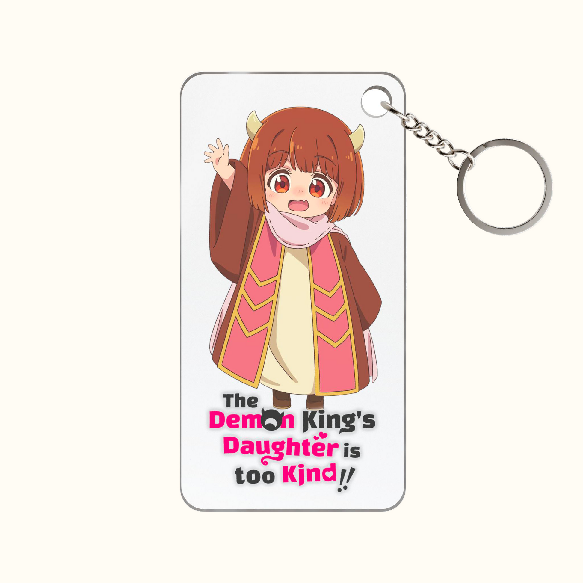 The Daughter of the Demon Lord Is Too Kind Keychain