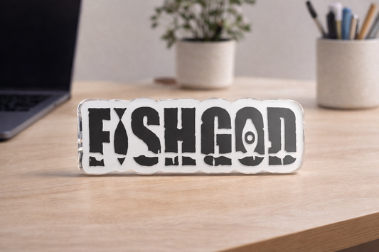 Fishgod Logo acrylic Figure