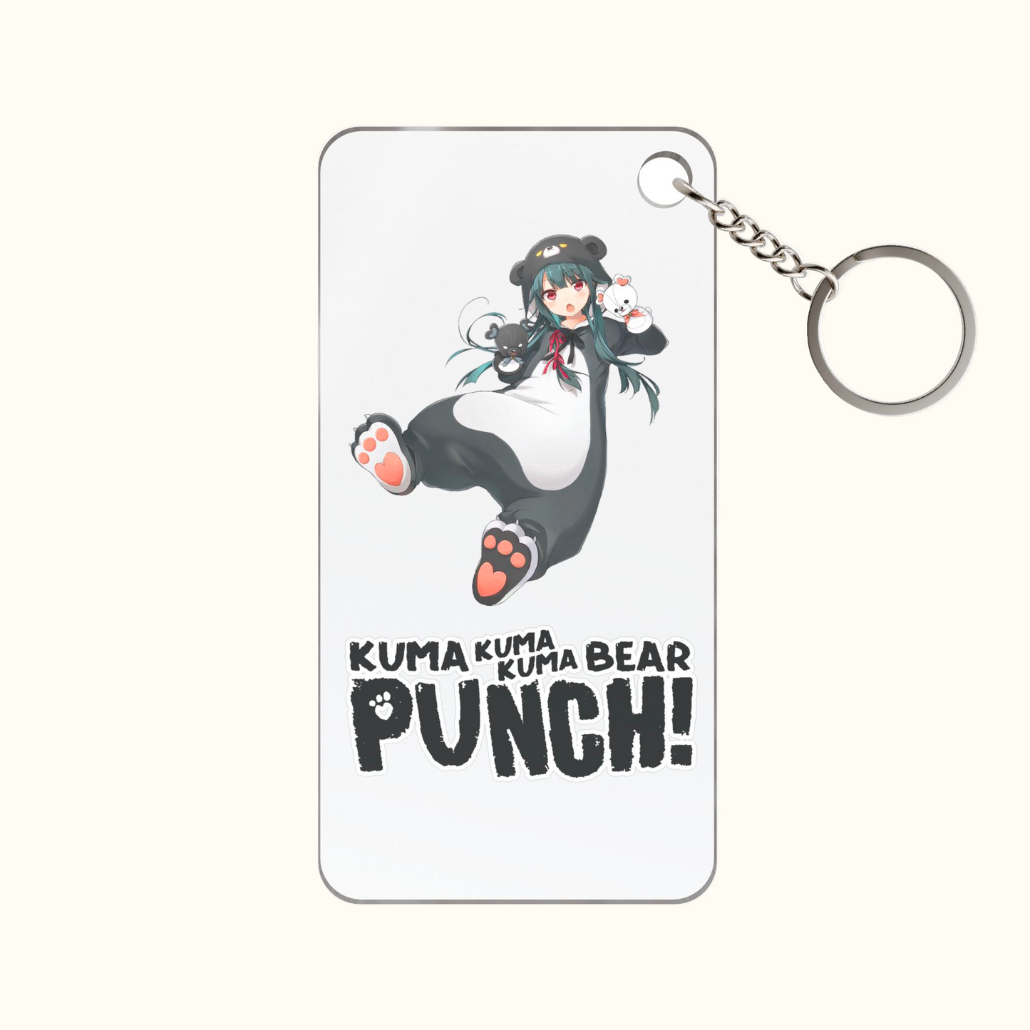 Kuma Kuma Kuma Bear Keychain