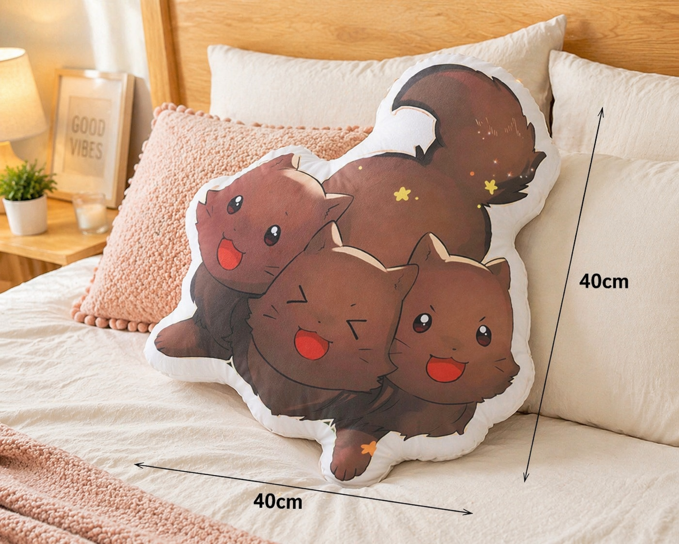 Fluffy Café in Another World Luke Plush Pillow
